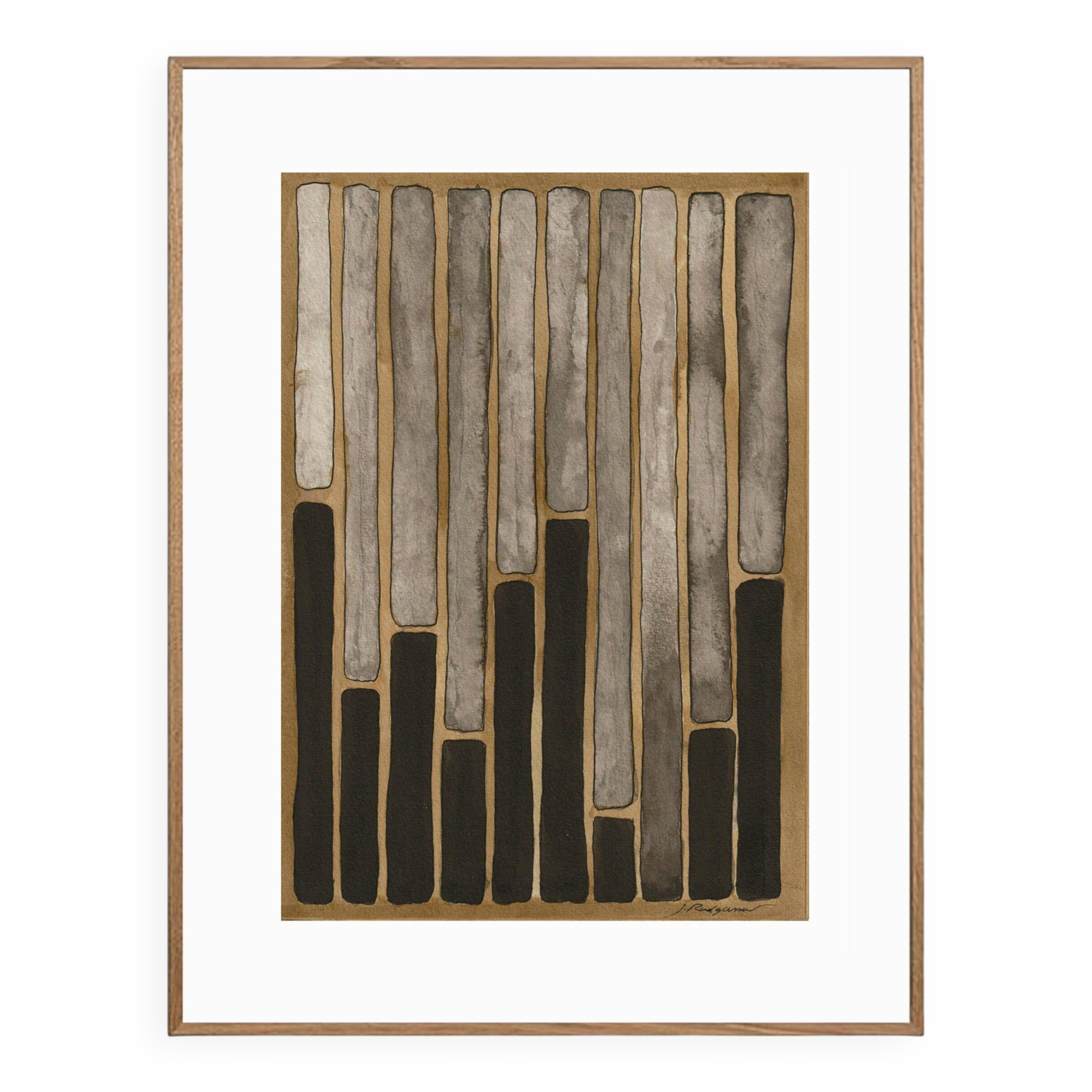 Dessin original de J. Rodgussar – Encres sur papier