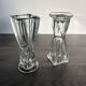 Vintage glass candlestick holders – Scandinavian design