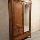 Vintage French oak wardrobe – circa 1920, with subtle Art Deco influences