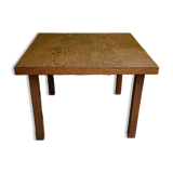 Square Wenge Coffee Table/Side Table, 1970s
