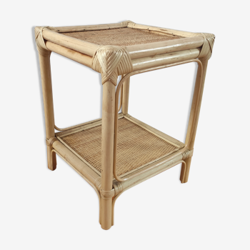 Rattan nightstand