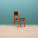 Set of four beech chairs, Danish design, 1970s, production: Denmark