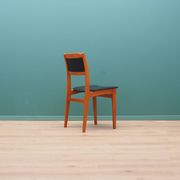 Ensemble de quatre chaises en hêtre, design danois, années 1970, production : Danemark