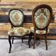 Pair of antique chairs in Louis Philippe style.