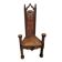 Spanish hand carved Gothic Style Chair, 1st half 1900s