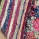 Colorful Boucherouite Moroccan rug - 141 x 240 cm
