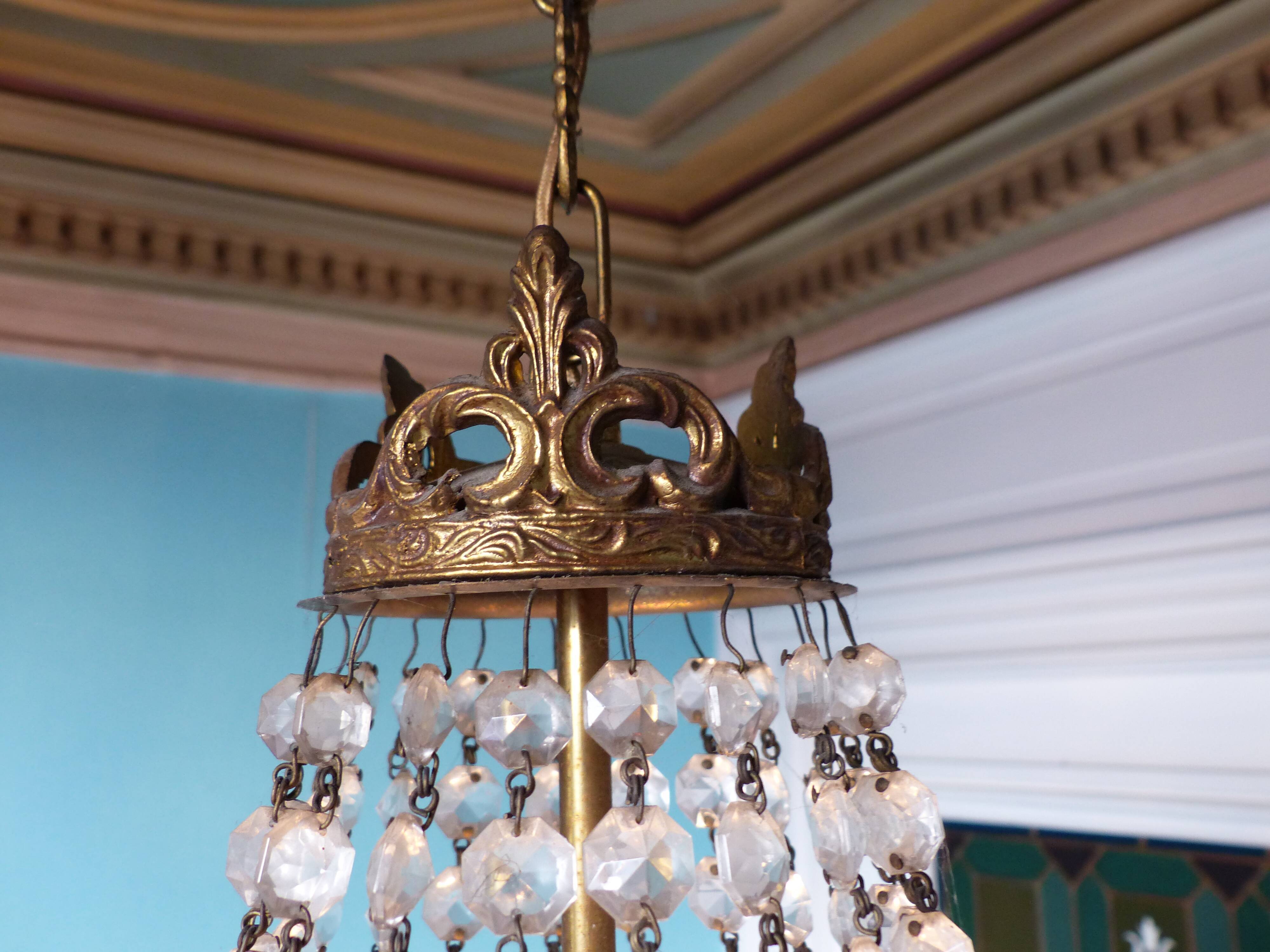 Chandelier with tassels