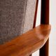 Fauteuil en teck restauré par Arne Vodder pour Glostrup Møbelfabrik