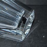 Vase baccarat nelly in crystal cut with flat ribs harcourt 12.5cm