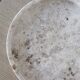 Small round tray in travertine