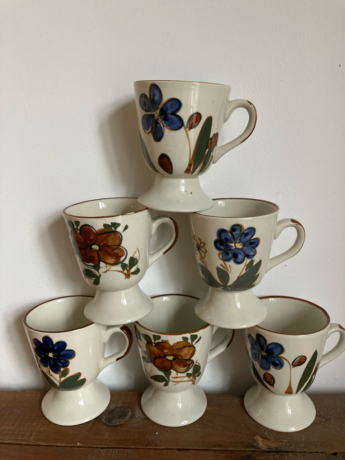 6 tasses à café 