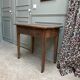 Small antique desk on wheels