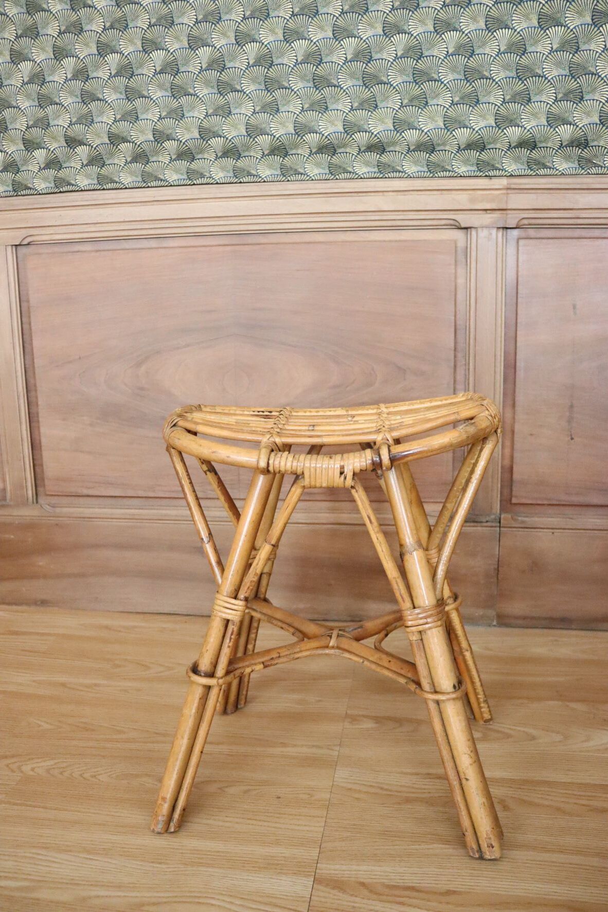 Rattan stool