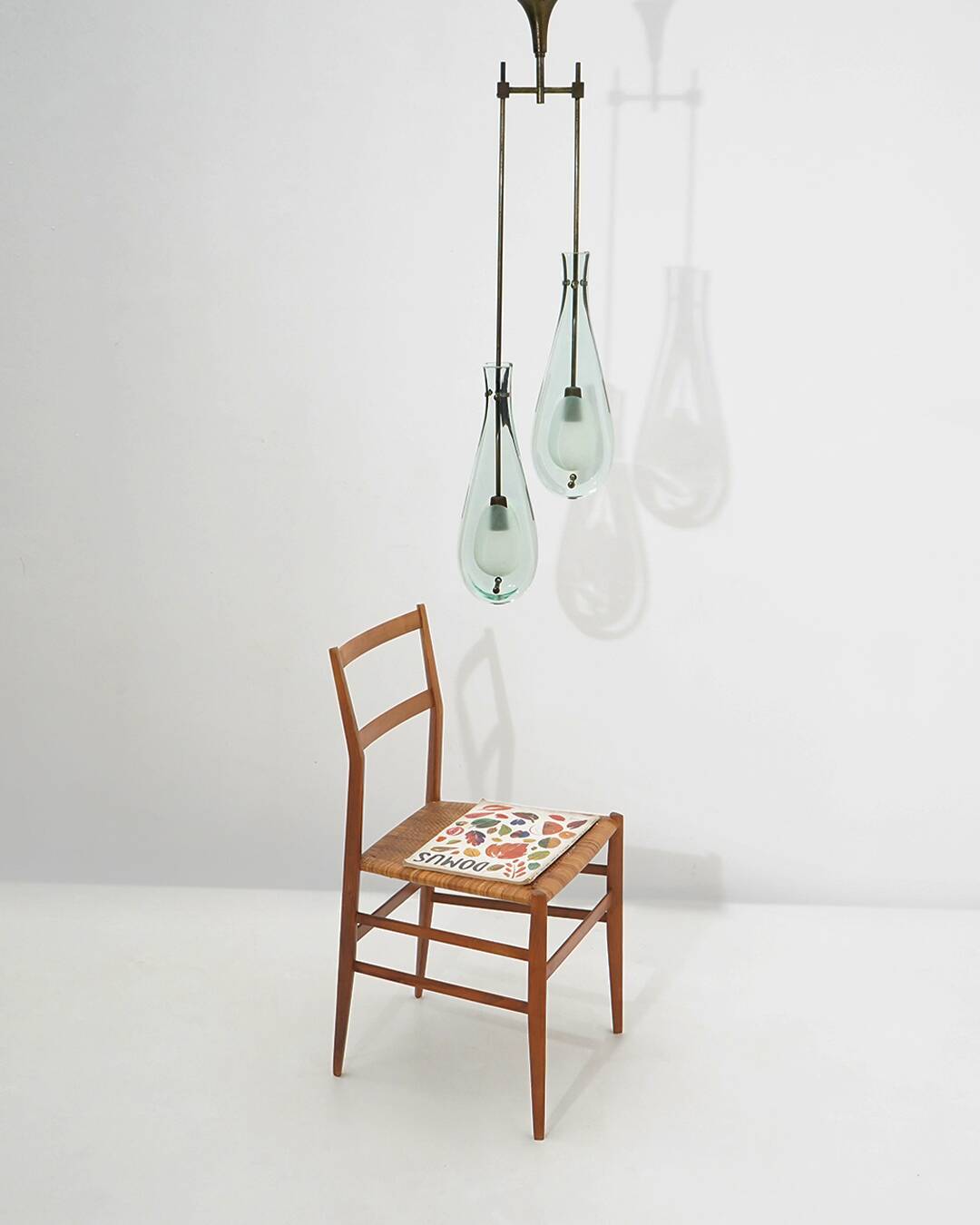 Pendant lamp mod. 2259/2 by Max Ingrand, Fontana Arte, 1960s