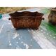4 cast iron planters from 1900 from Charleville-Mézières