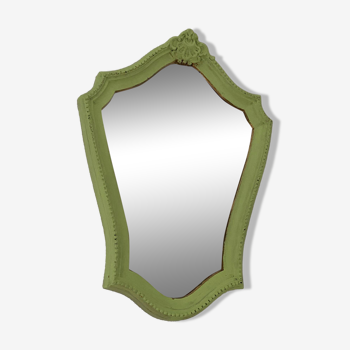 Apple green shell mirror