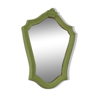 Apple green shell mirror