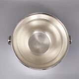 1960s Astonishing Silver Plated Ice Bucket by Sheratonn. Made in Italy.