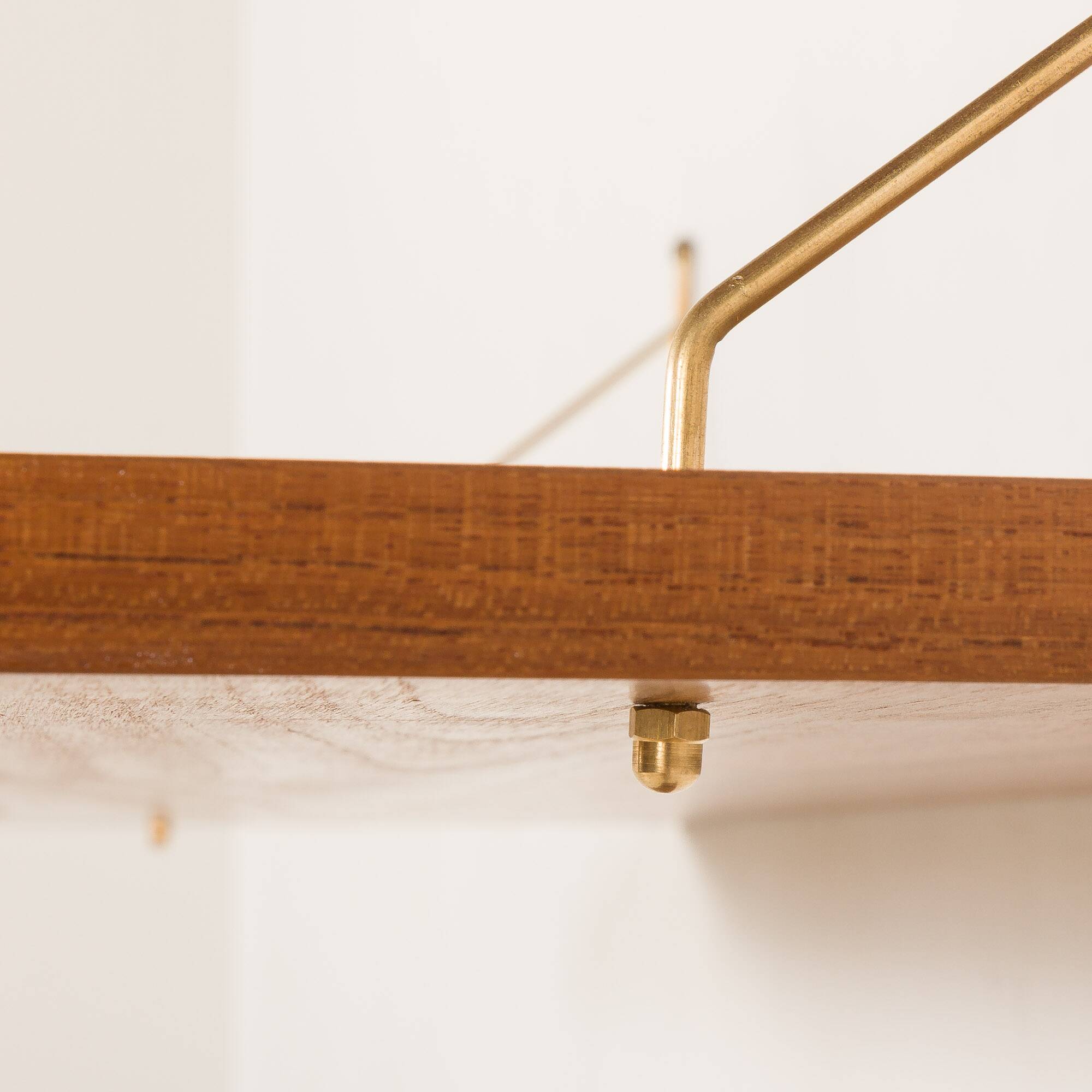 Danish mid-century floating shelves in teak, set of 3, 1960s