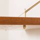 Danish mid-century floating shelves in teak, set of 3, 1960s
