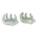 Vintage "hands" bottle coasters, pocket tray.