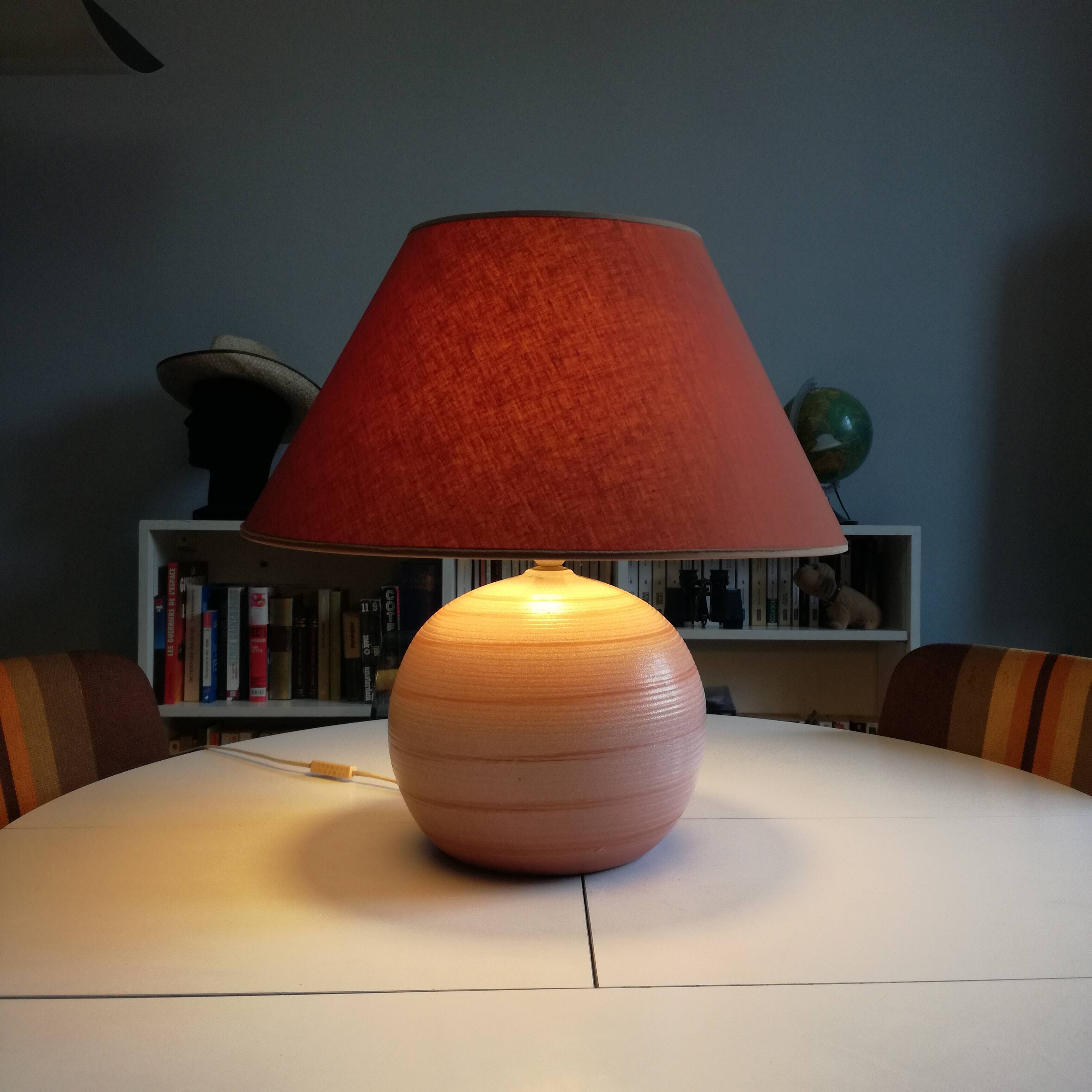 Ceramic mushroom lamp Ø52, 1970