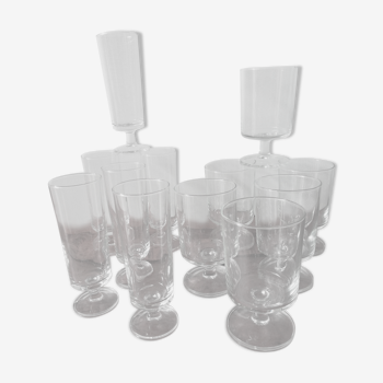 Set de 12 verres Luminarc 6 flûtes 6 verres à eau ou vin vintage