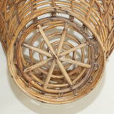 Rattan wastepaper basket