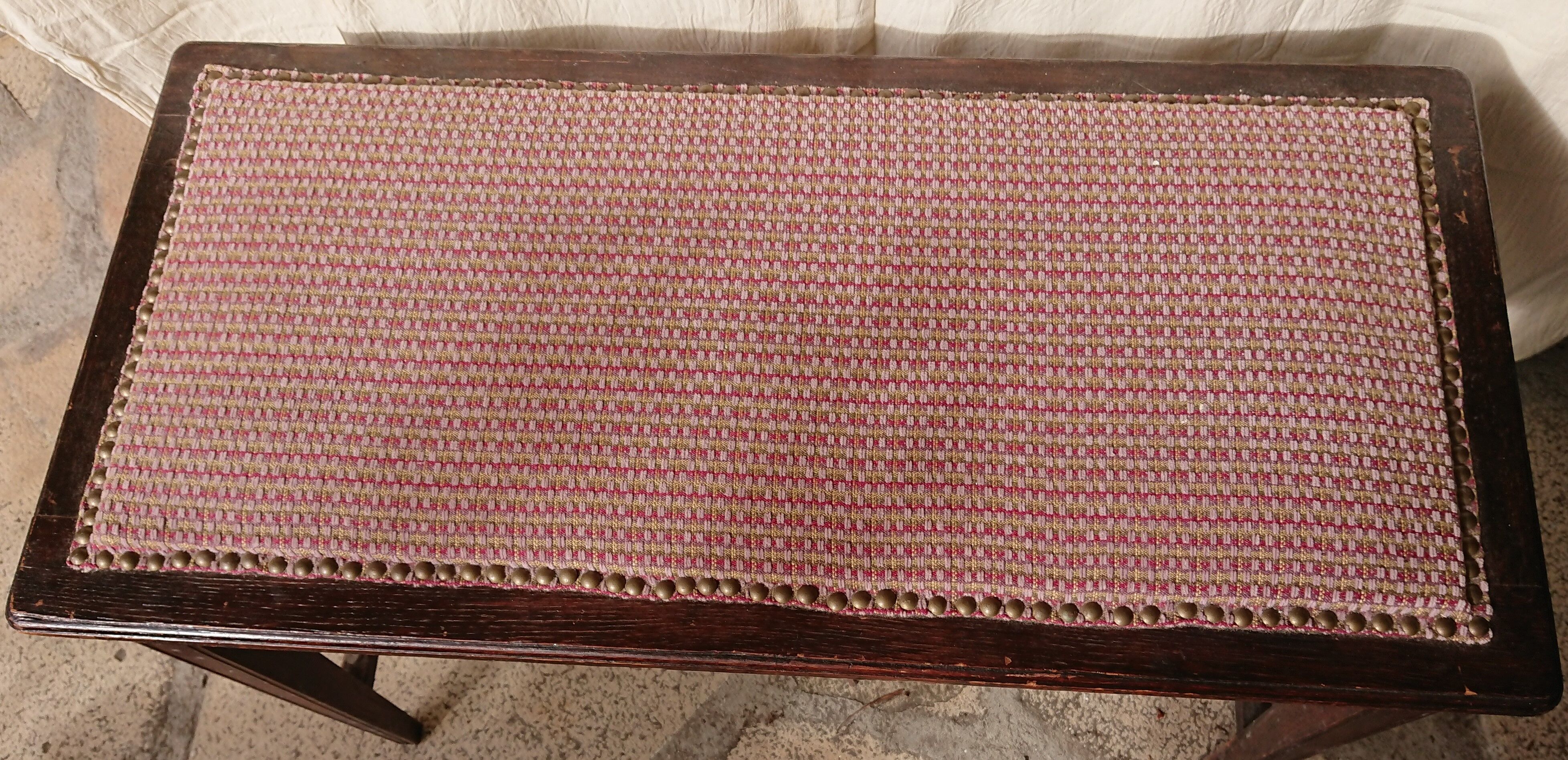 Restored piano bench 1940/1950