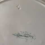 Round dish bfk boch brothers keramis nasturtium model, large model
