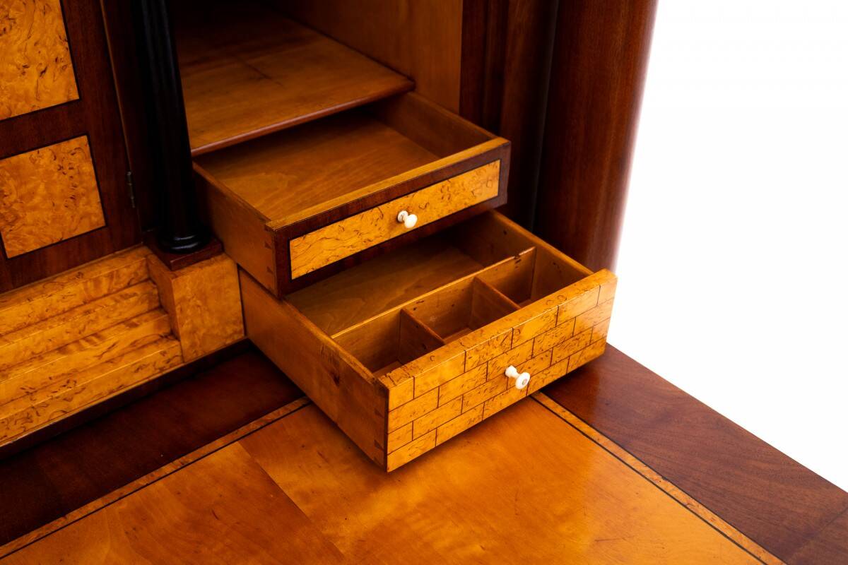 Biedermeier secretary, Western Europe, around 1840.