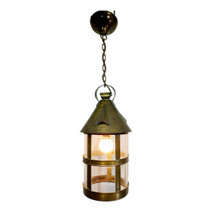 lanterne 1 lumière laiton
