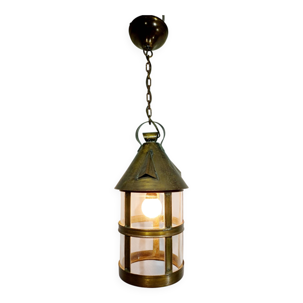 Lanterne 1 lumière laiton — Beyit
