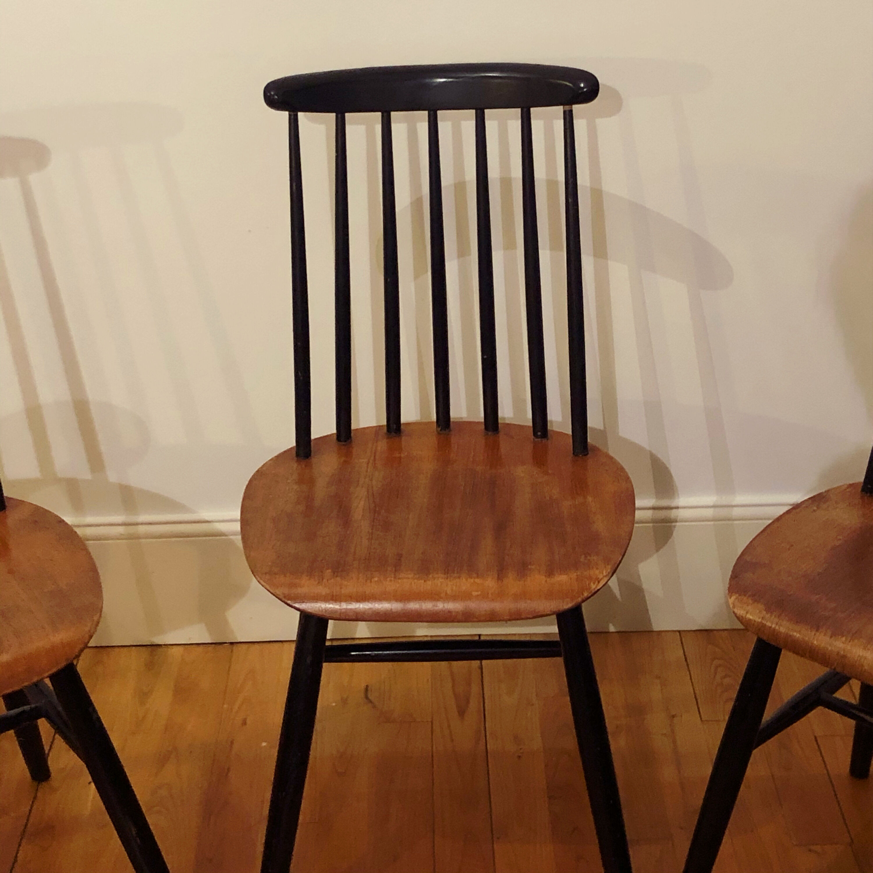 Ilmari Tapiovaara 3 chair series Fanett 60s