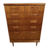 Commode large en teck rétro vintage des années 60 par GPlan.