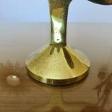 Modernist brass candle holder from the 70s