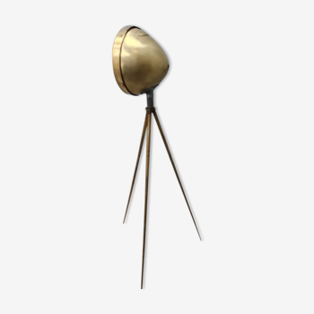 Former Ducellier lighthouse in polished brass on adjustable brass tripod