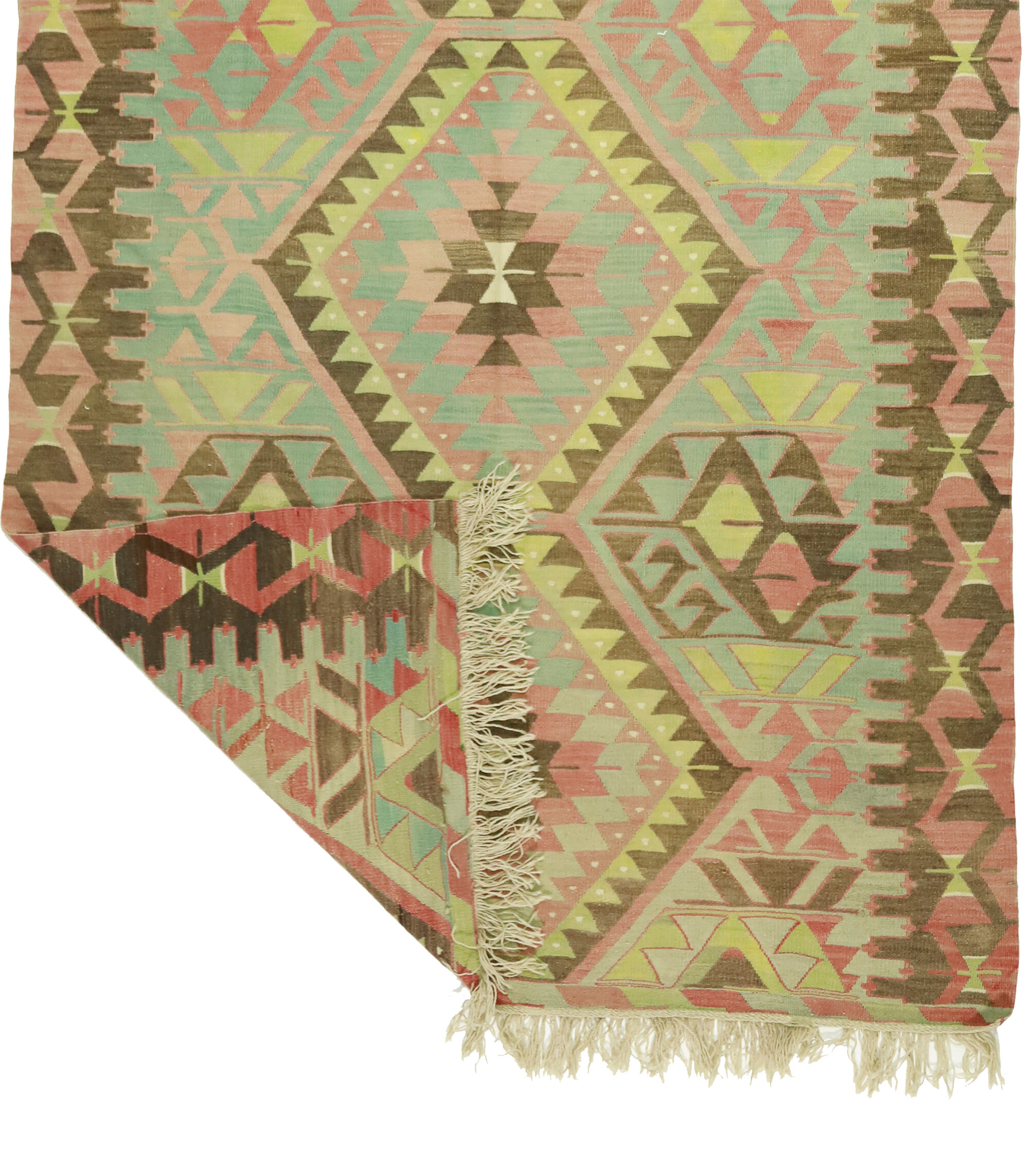 Anatolian handmade kilim rug 298 cm x 157 cm