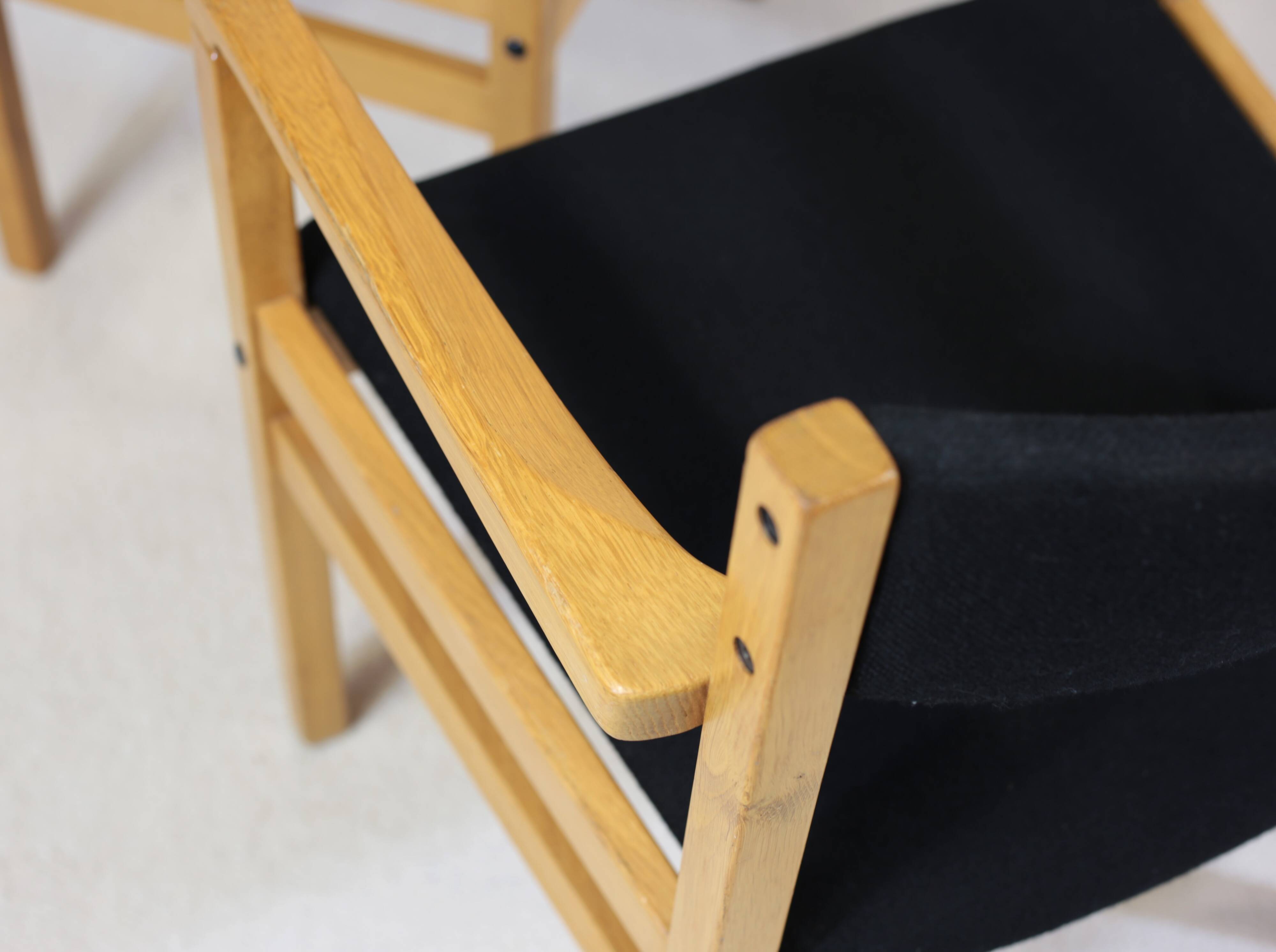 Fauteuil danois en chêne