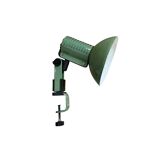 Green lamp with vice, ART,  1980s.