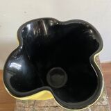 Elchinger corolla vase Yellow and black