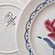 Set of 7 dessert plates Cannes de Digoin
