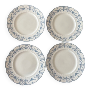 Lot de 4 assiettes plates