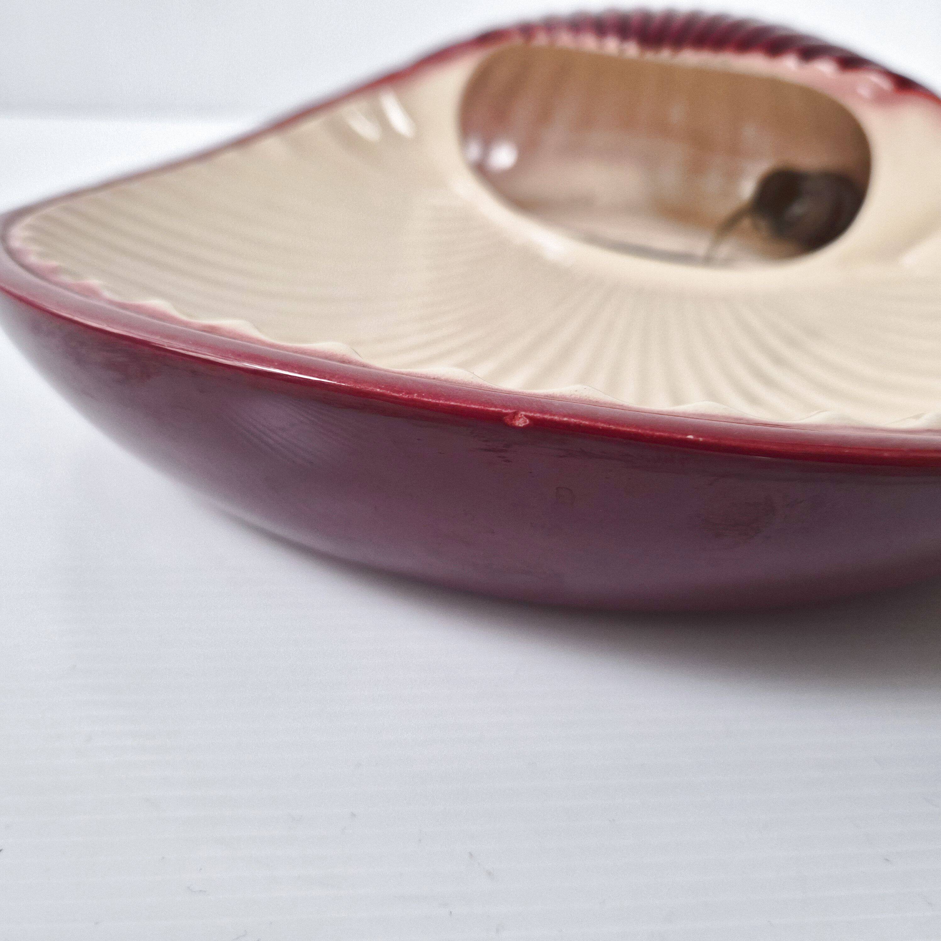 Vintage 1960s seashell wall sconce