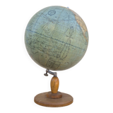 Terrestrial Globe World Map signed Gérard Barrière and Thomas Period 1930s