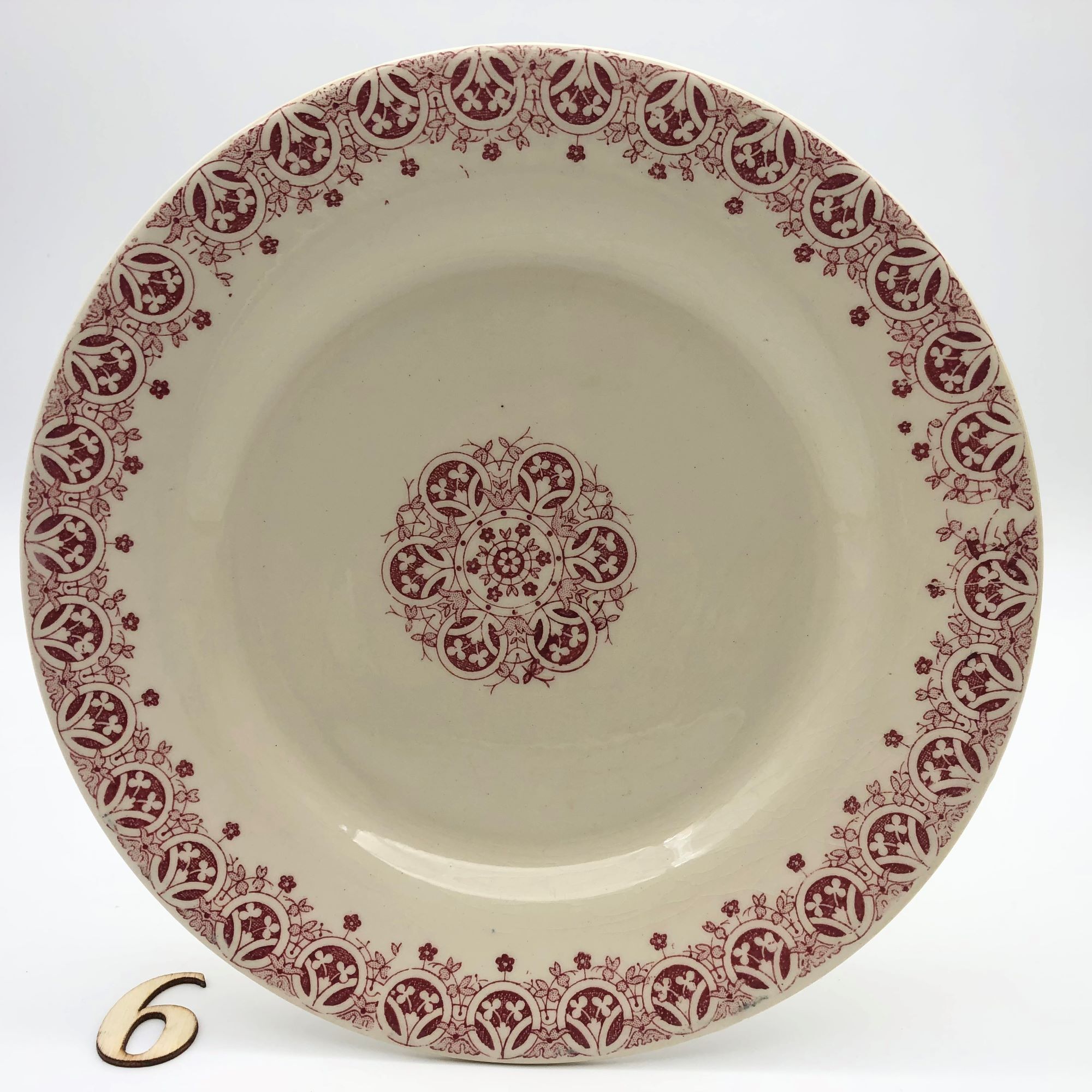 Series of 6 mismatched flat plates