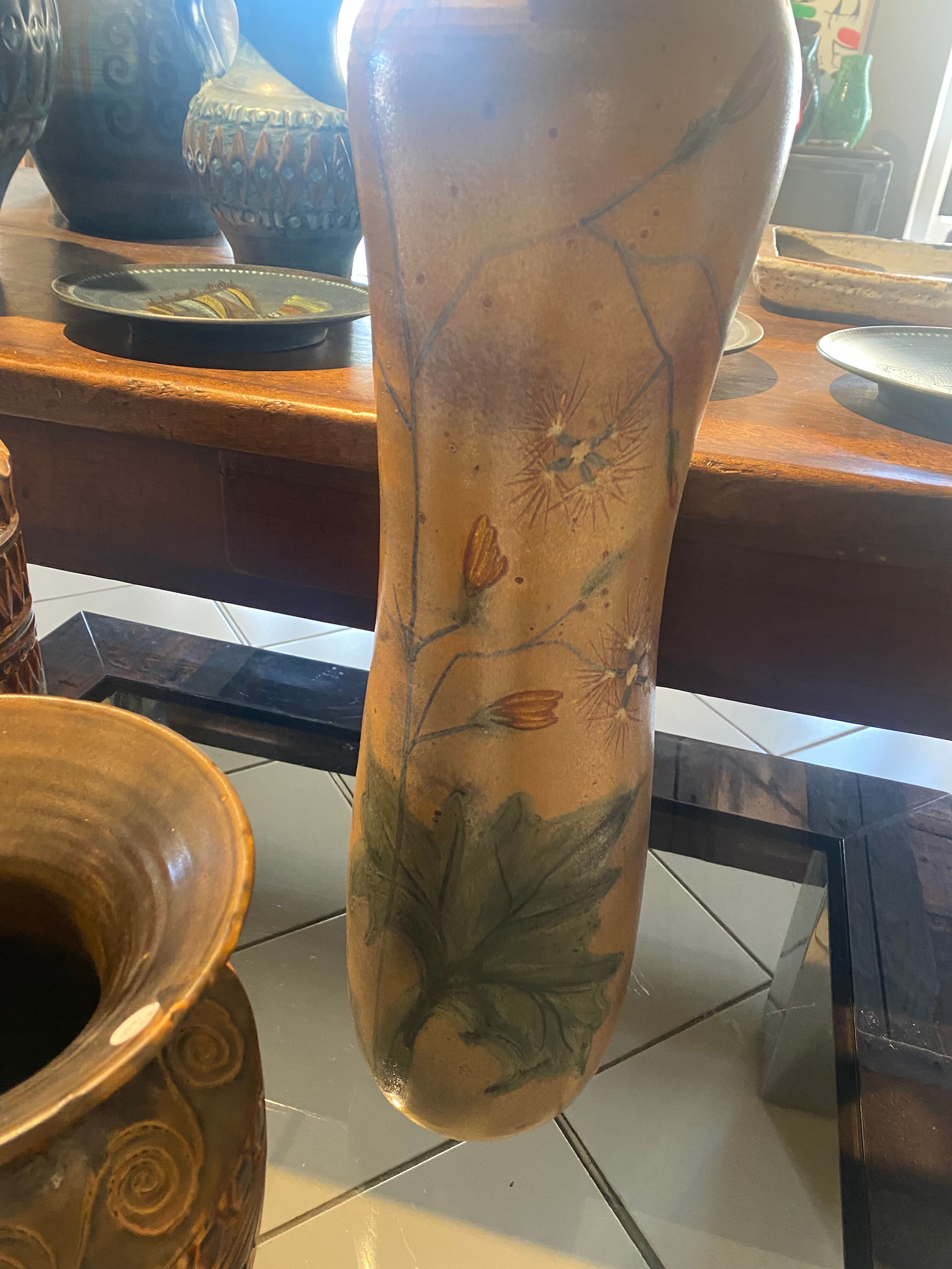 Ceramic pitcher Huguette Bessonne Vallauris