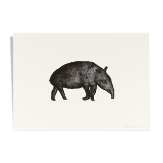 Fakir le tapir - Risographie (A4)