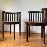 Lot de 4 chaises style indonésien