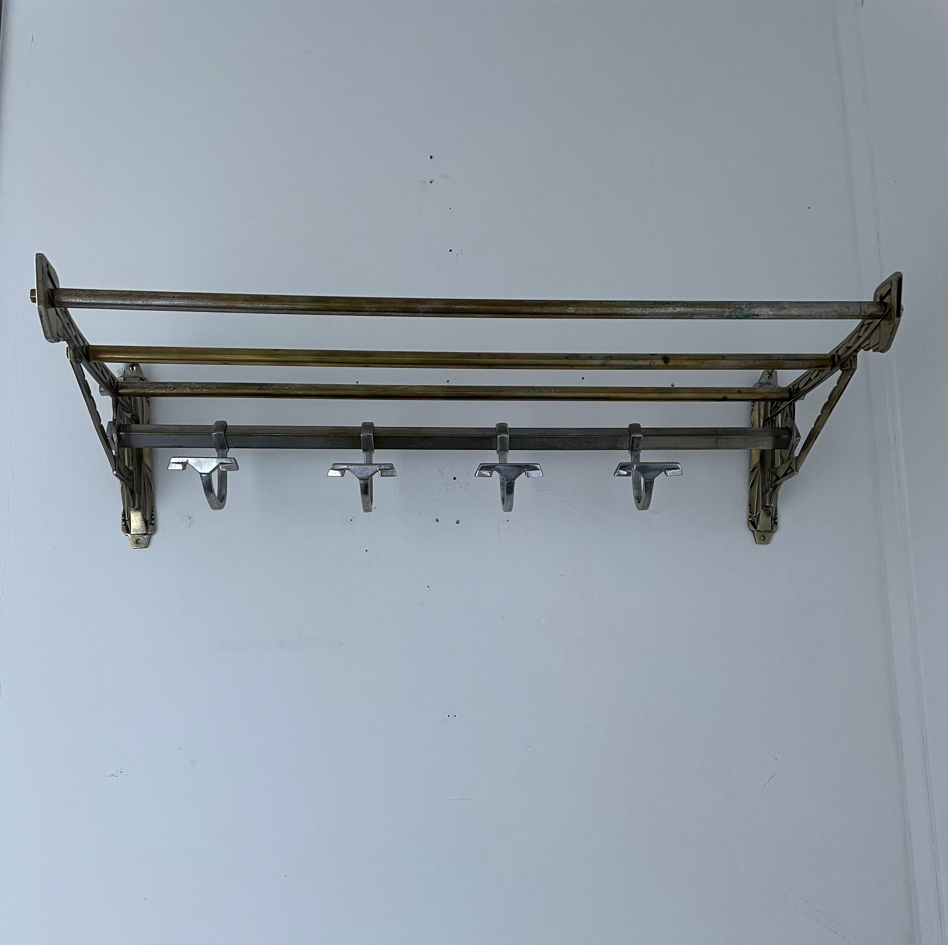 Art Deco coat racks / luggage racks